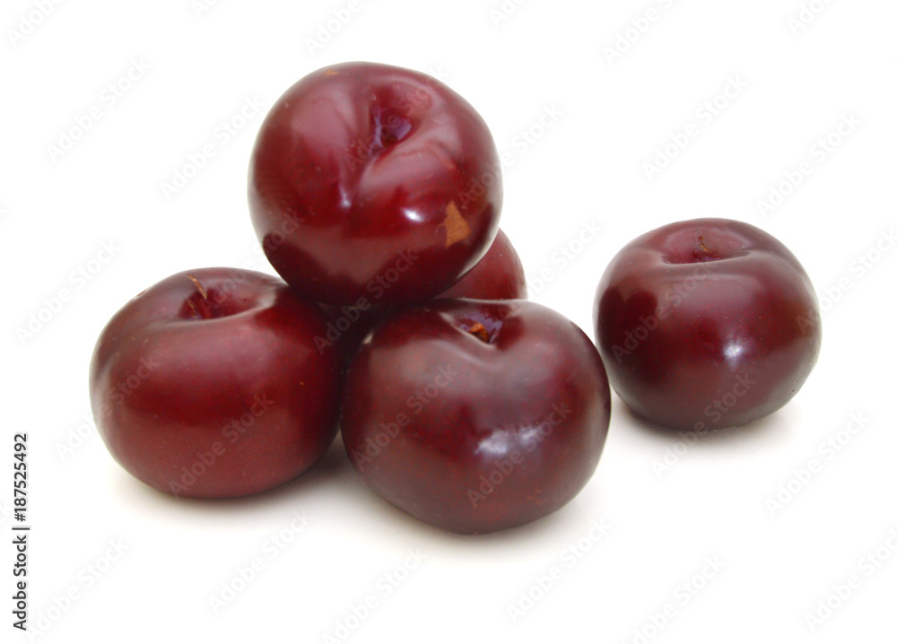 Cherries on white background Cherries on white background