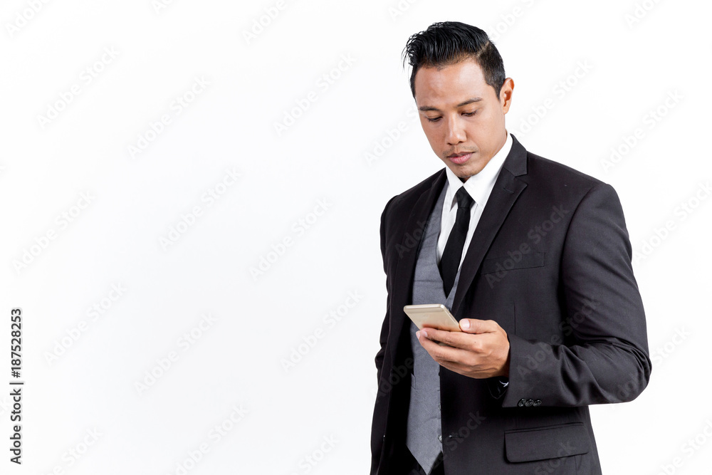 Architect engineer use mobile to connext business friend. Architect engineer use mobile to connext business friend.