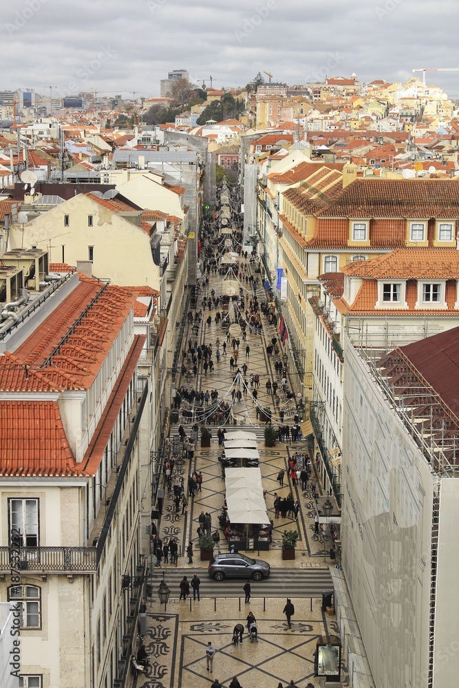 Rua Augusta view from the heights
