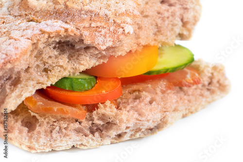 Sandwich with ciabatta brea...