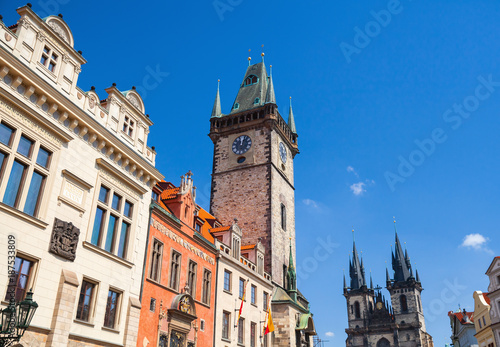 The Old Town Hall in summer day, Prague