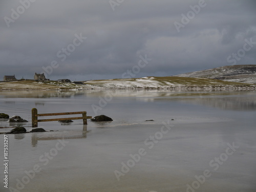 tingwall loch winter photo