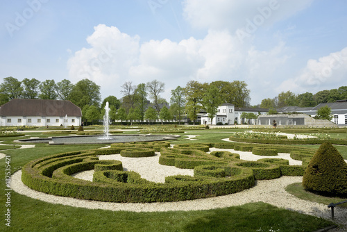 Schlosspark in Schloss Neuhaus, Paderborn, NRW, Castle park in Schloss Neuhaus, Paderborn, NRW