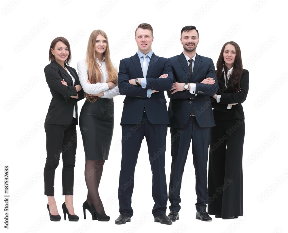 portrait in full growth. team of young business people portrait in full growth. team of young business people