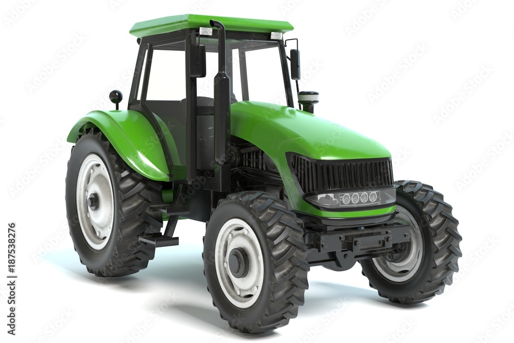Fototapeta premium 3d illustration of a farming tractor