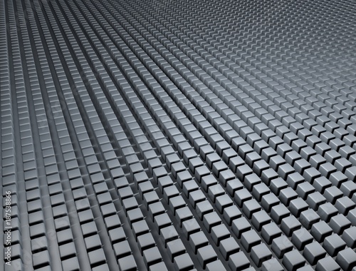 gray 3d cubes. abstract background