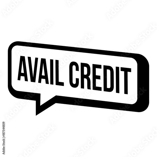 Avail credit icon, simple style.