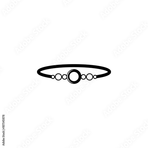 a bracelet icon. Jewelry Icon. Premium quality graphic design. Signs, outline symbols collection, simple icon for websites, web design, mobile app
