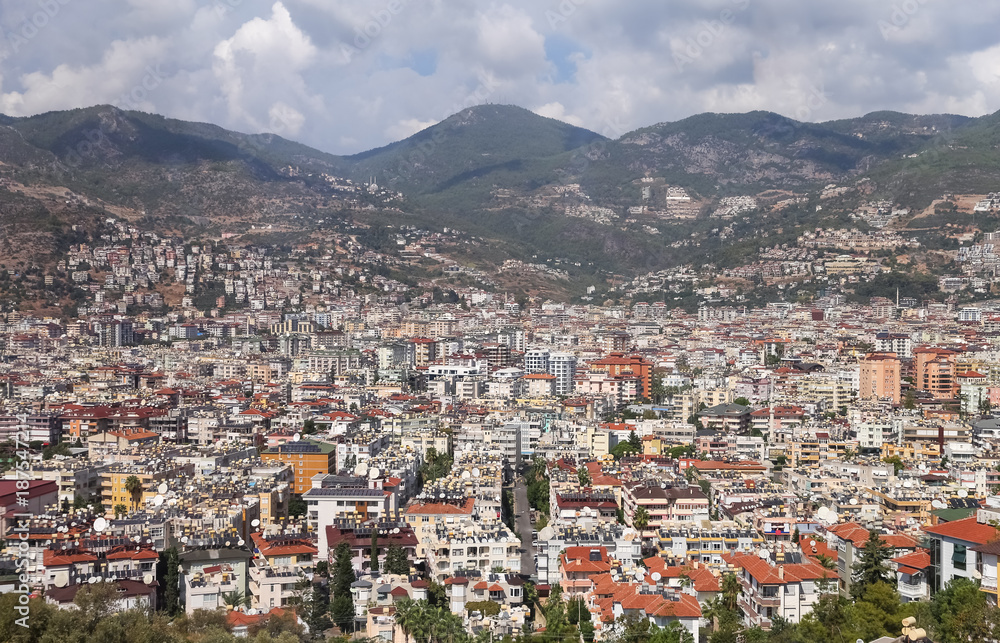 Alanya Town in Antalya, Turkey