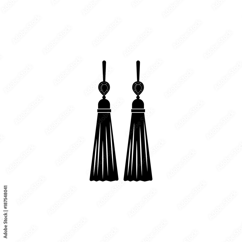 earrings tassels icon. Jewelry Icon. Premium quality graphic design. Signs, outline symbols collection, simple icon for websites, web design, mobile app earrings tassels icon. Jewelry Icon. Premium quality graphic design. Signs, outline symbols collection, simple icon for websites, web design, mobile app