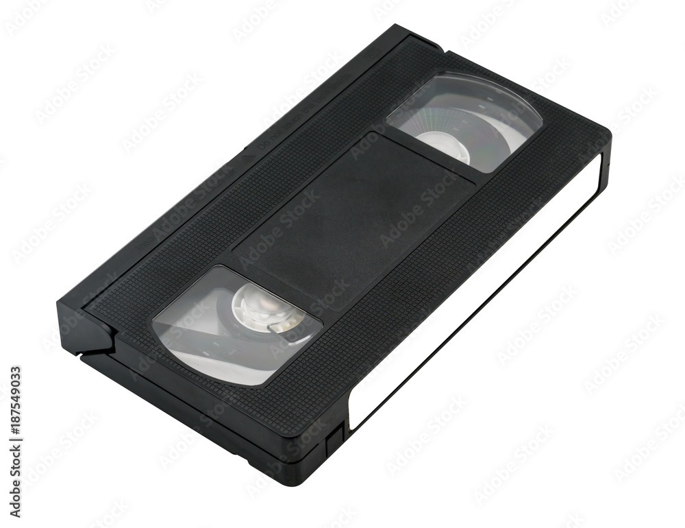 video cassette close up isolated on white background. video cassette close up isolated on white background.