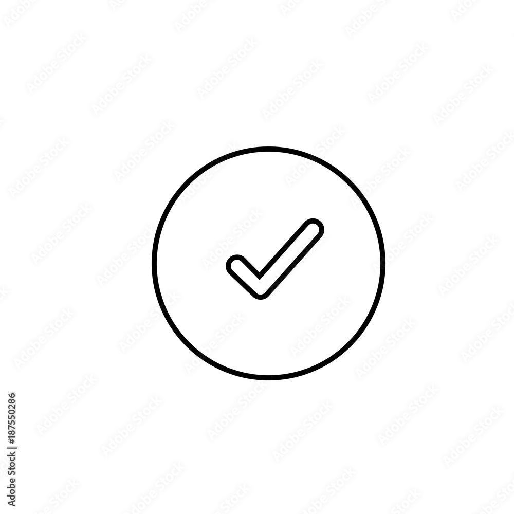 Ok Check Approved Icon Vector Ok Check Approved Icon Vector