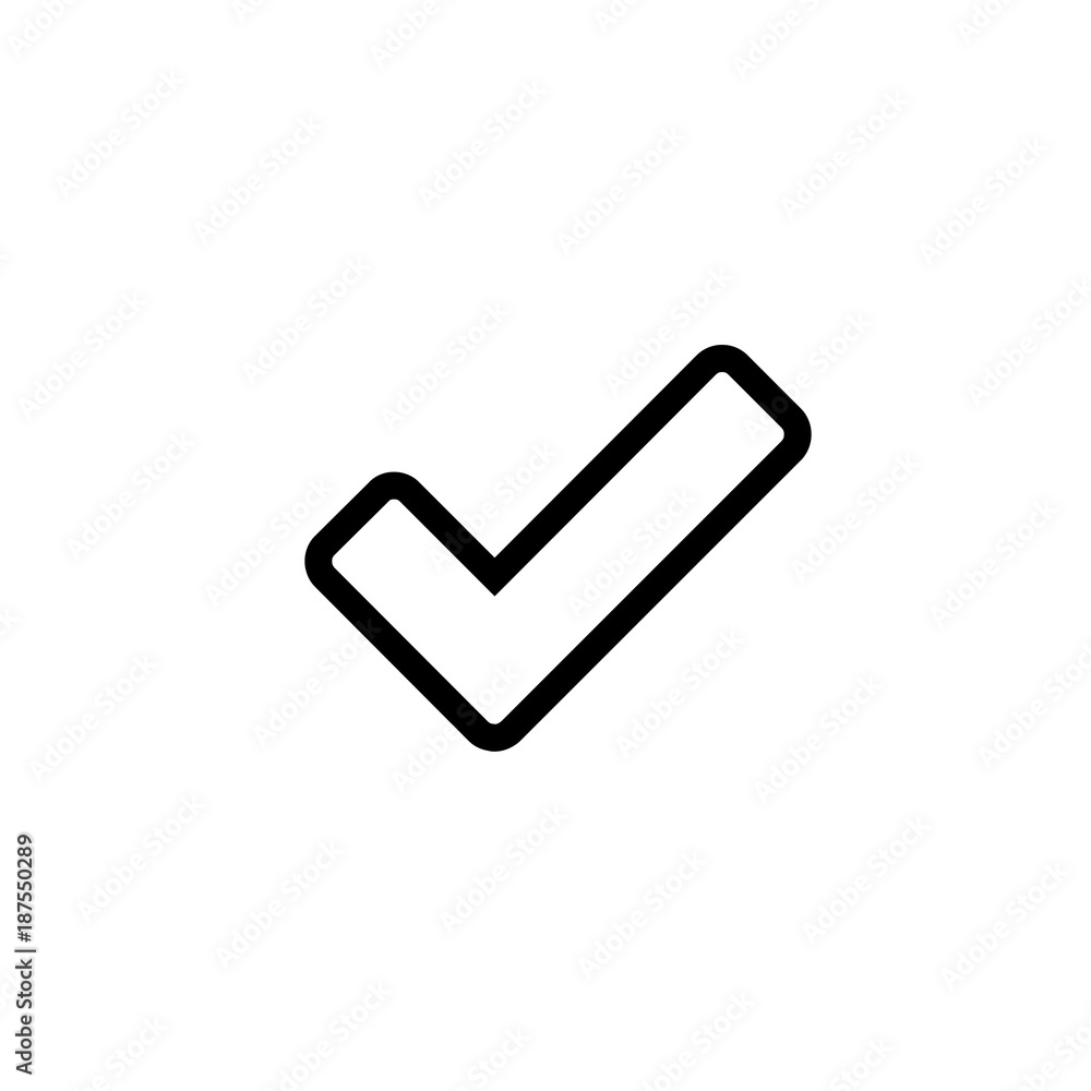 Ok Check Approved Icon Vector Ok Check Approved Icon Vector