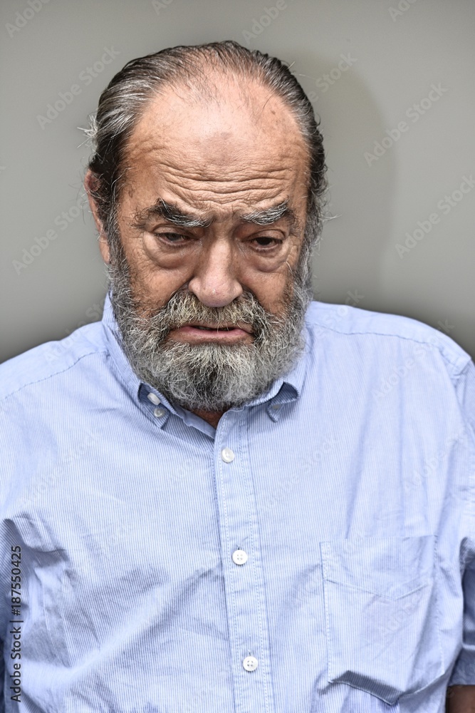 Obraz premium Depressed Retired Person