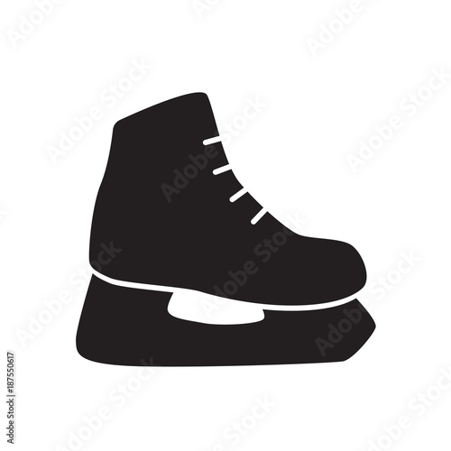 ice hockey skate icon- vector illustration