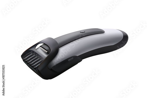 isolated realistic shaver