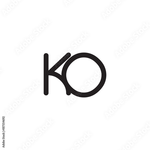 initial letter rounded logo modern