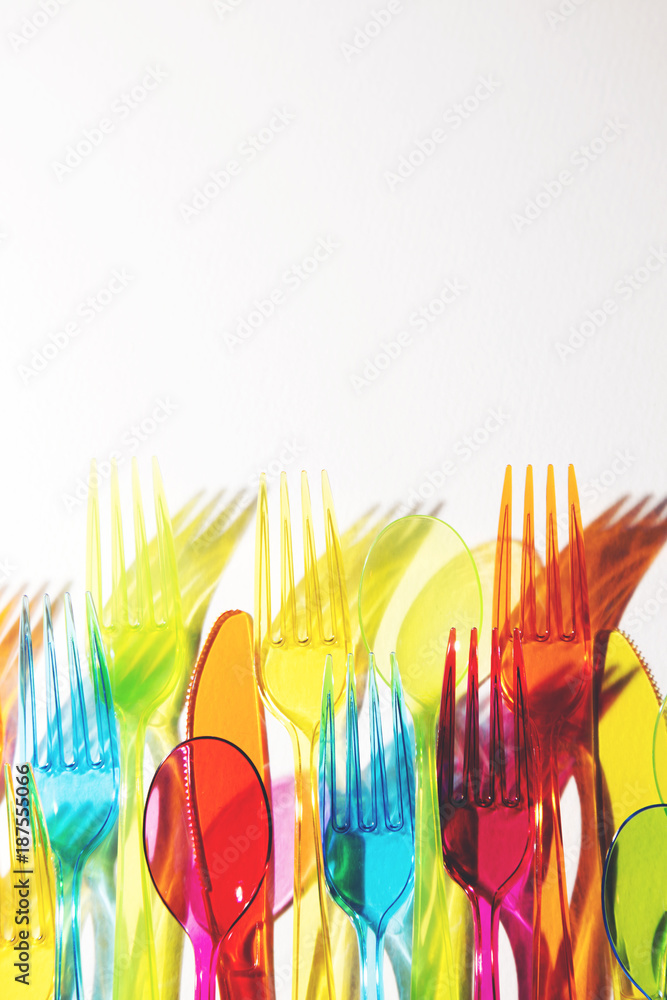 Colourful cutlery Colourful cutlery
