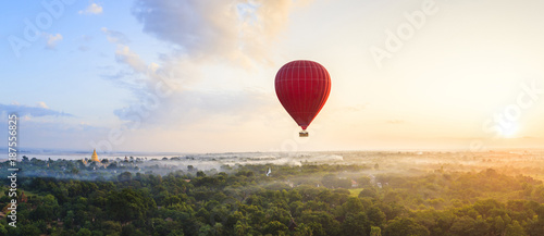 Balloons over Bagan photo