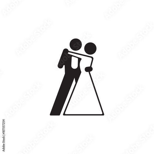 ballroom dancing icon. Dance elements. Premium quality graphic design icon. Simple love icon for websites, web design, mobile app, info graphics
