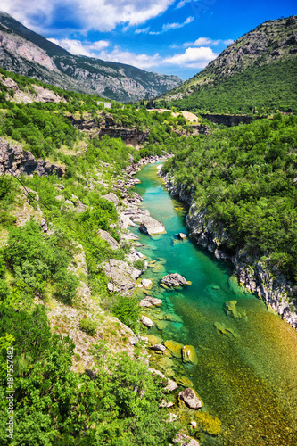 the Tara river canyon