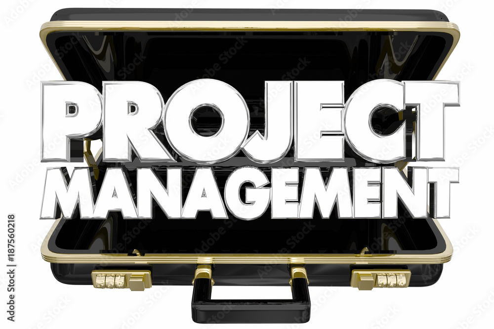 Project Management Briefcase Work Task Process 3d Illustration Stock  Illustration | Adobe Stock