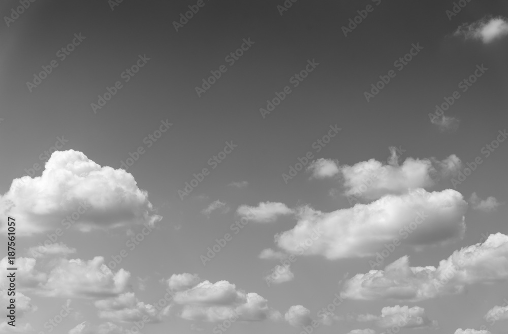 Obraz premium The vast blue sky and clouds sky.