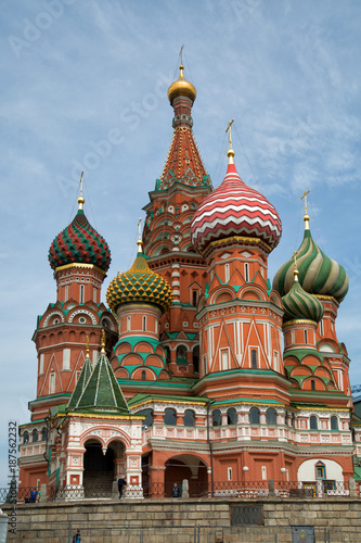 St-Basil church in Moscow in Russia