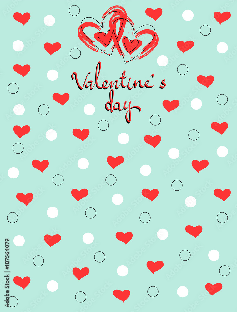 postcard for Valentine's day postcard for Valentine's day