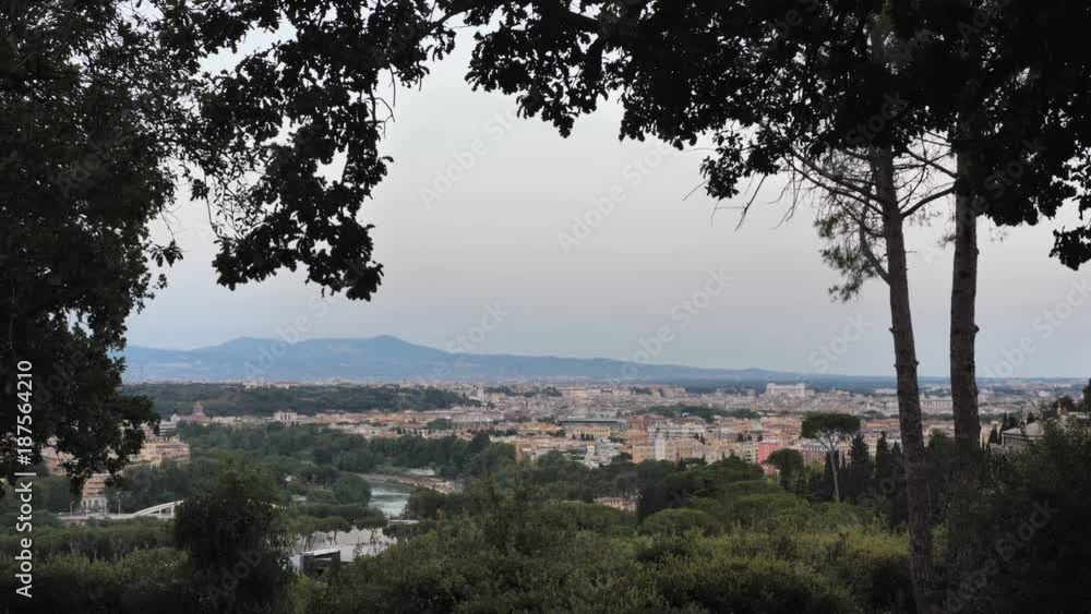 View of rome, establishing shot View of rome, establishing shot