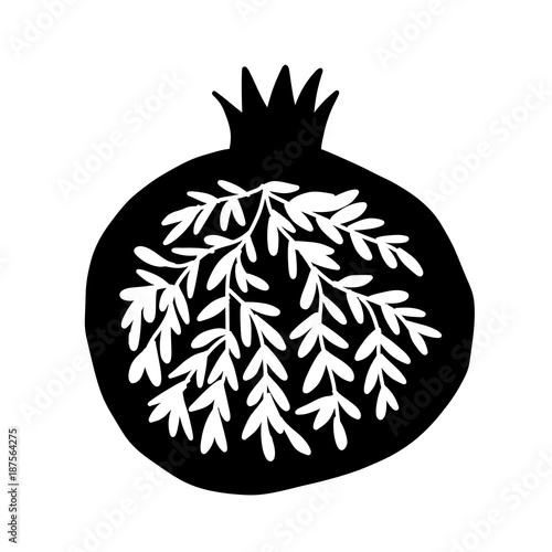 Pomegranate ornate, sketch for your design