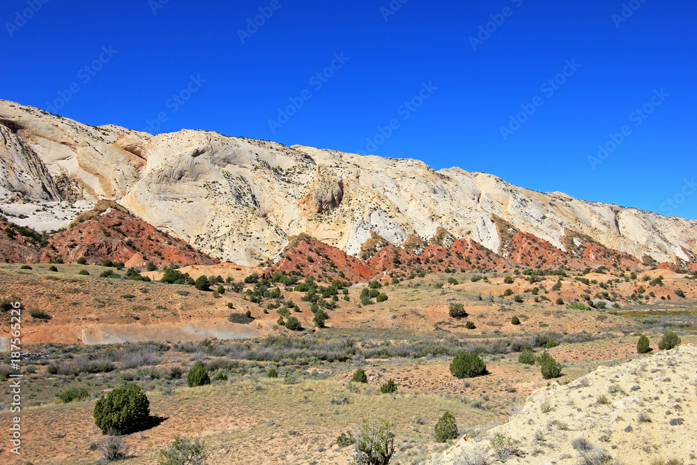 The Waterpocket Fold in Capitol Reef National Park, Utah, USA