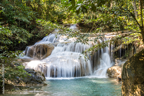 Erawan waterfalls in Kanchanaburi, Thailand © pierrick