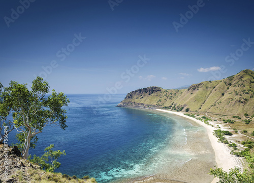 coast and beach view near dili in east timor leste