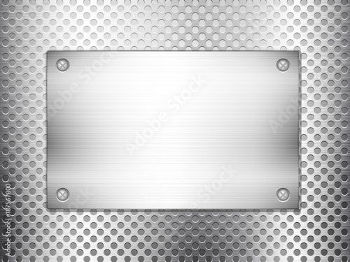 metal grid square plate
