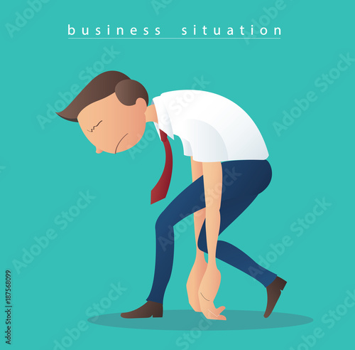 depression businessmen illustration vector 