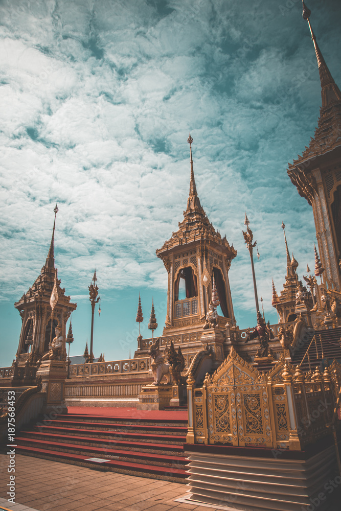 Fototapeta premium The Royal Crematorium in Bangkok, Thailand