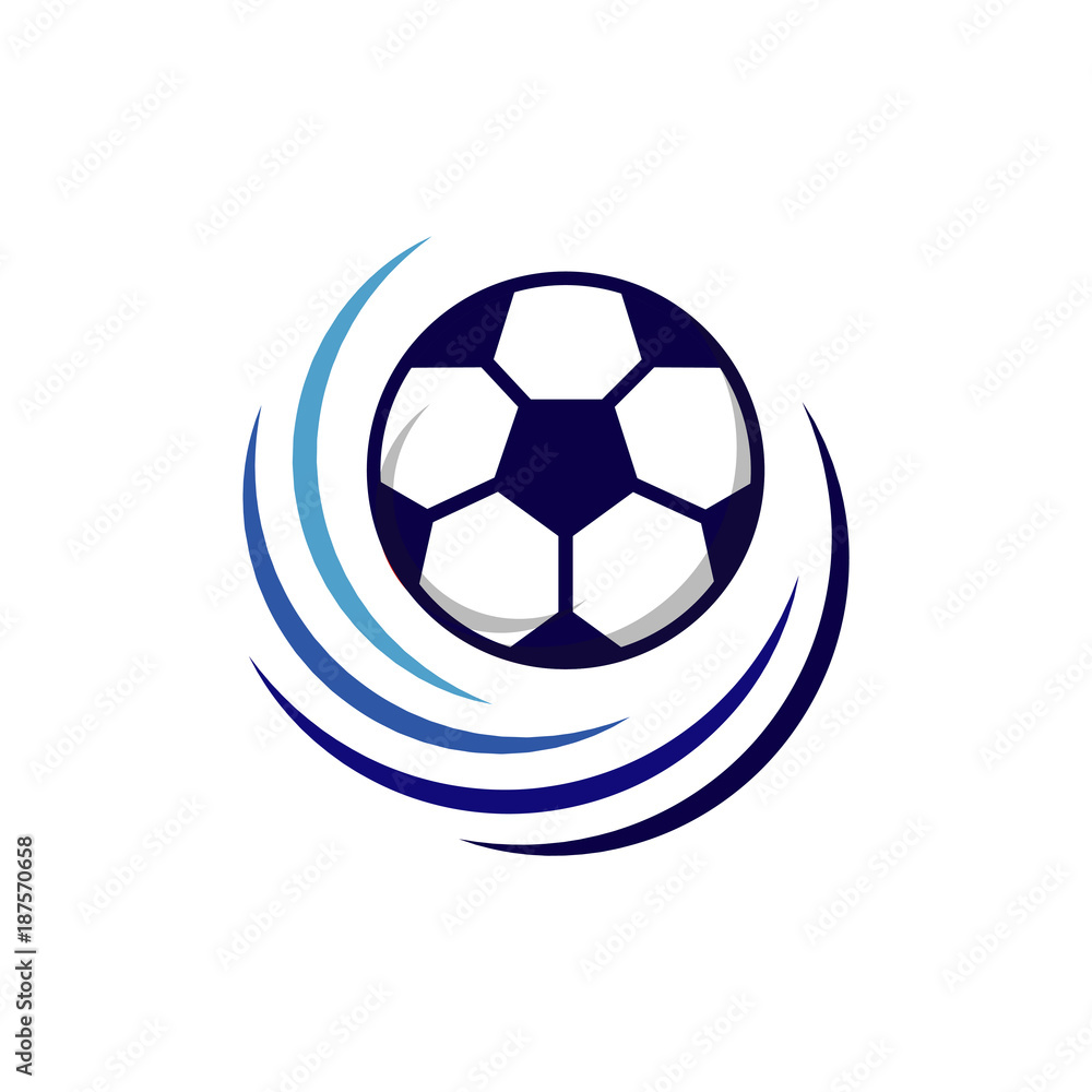 Obraz premium Football Vector Template Design