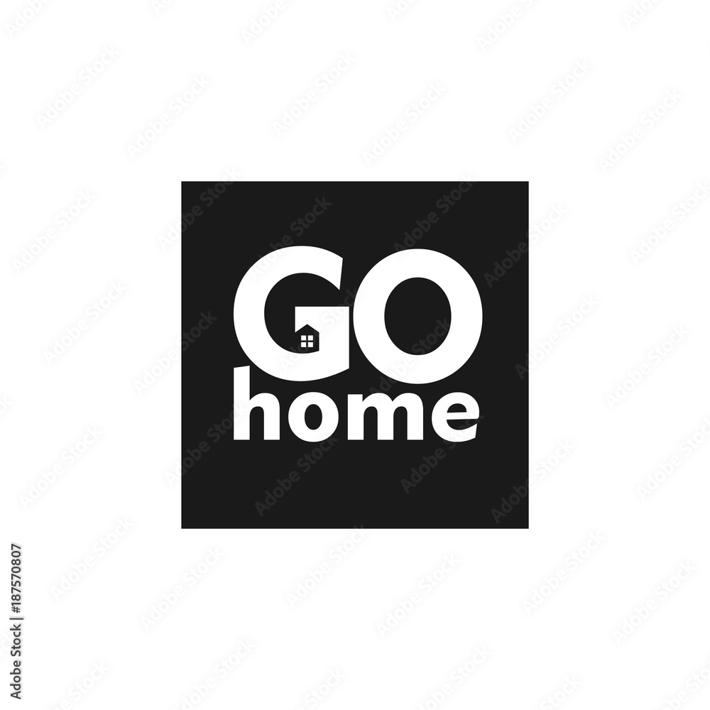 Go Home Vector Template Design Go Home Vector Template Design