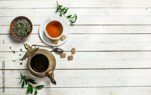 Aromatic Indian tea.