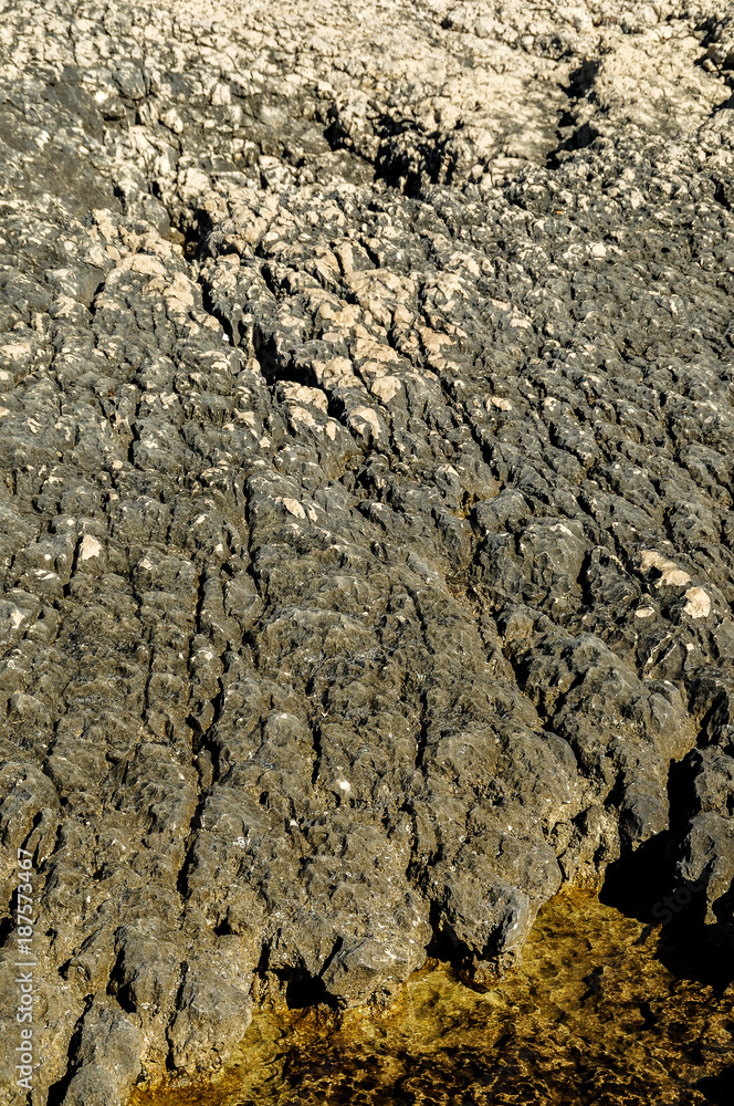 Felsstrukturen an der Kroatischen Küste Felsstrukturen an der Kroatischen Küste
