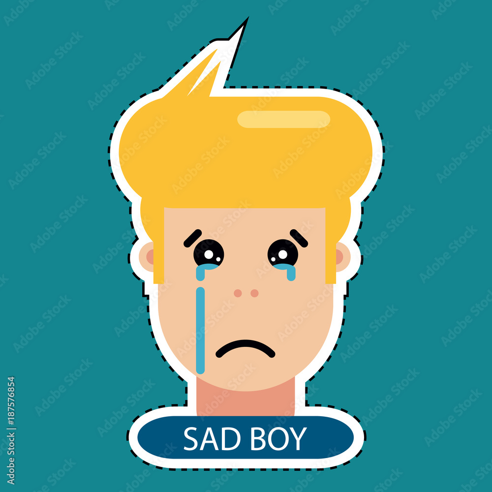 Sad Boi Bart | Sticker