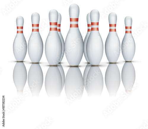 Bowling Pins Mirror