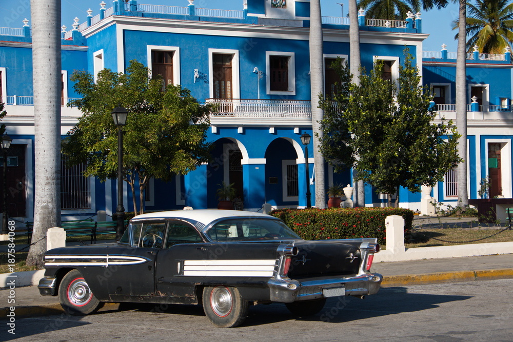 Historical architecture in Cienfuegos in Cuba