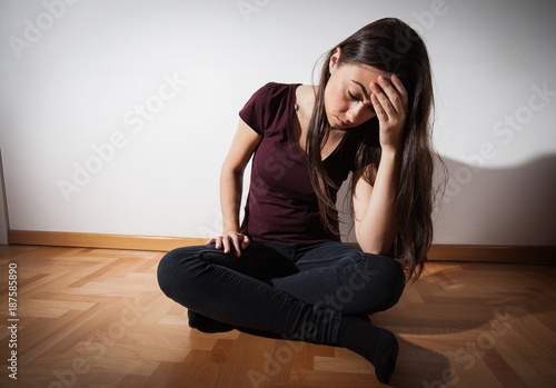 Depression Depressed woman