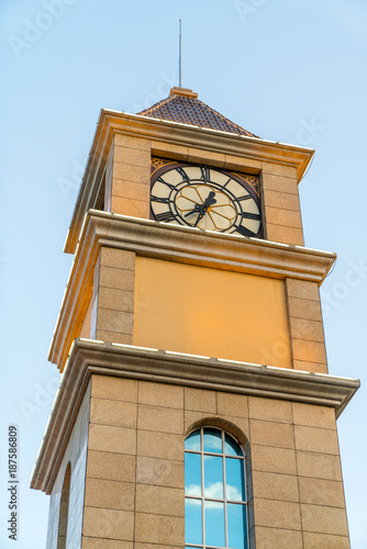 The bell tower of taiping town. photo