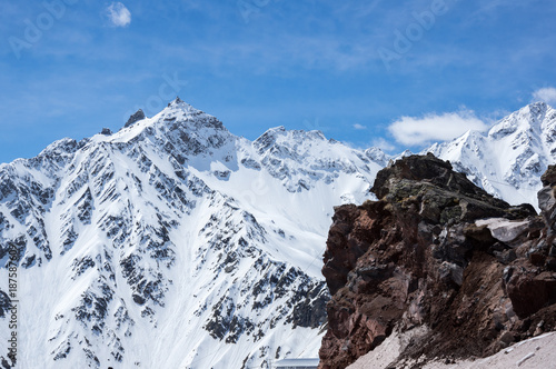 Fototapeta Naklejka Na Ścianę i Meble -  Caucasus mountains in Russia