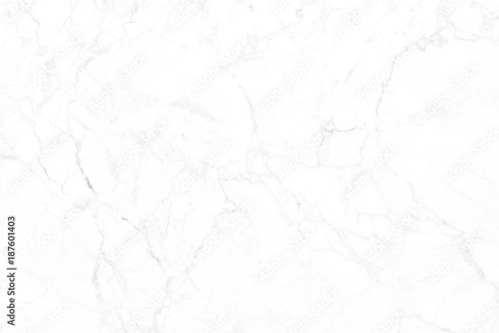Naklejka premium White marble texture in natural pattern with high resolution for background and design art work. White stone floor.