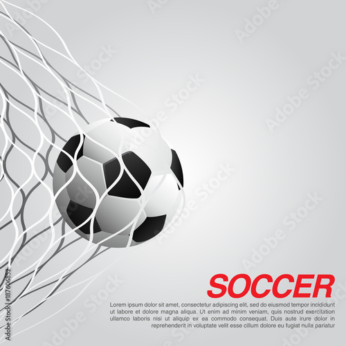 Abstract Sport Soccer Background with Space for text and Design. Champions League Team Vector Background