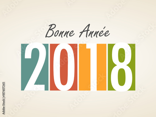 Carte Bonne Année 2018